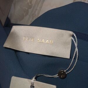 NWT. Elie Saab one shoulder gown. 46.